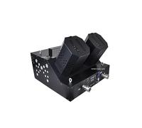 Macchina cannone lancia coriandoli professionale Macchina a getto di coriandoli a 2 teste Tempesta di neve DMX/Controllo manuale 4 O-ring appeso Coriandoli di carta a getto di co2 Effetto scenico per