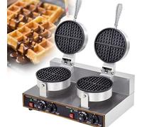 Macchina commerciale a doppia faccia della cialda con il controllo della temperatura ed il temporizzatore per la cottura del ristorante