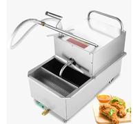 Macchina commerciale del filtro dell'olio della friggitrice, filtrazione mobile dell'acciaio inossidabile con le ruote per la cucina del ristorante