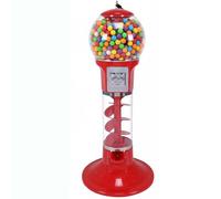 Macchina commerciale per caramelle gommose a spirale da 110 cm con supporto, distributore automatico di gomme da masticare a gettoni, per negozio di dolciumi al dettaglio per feste