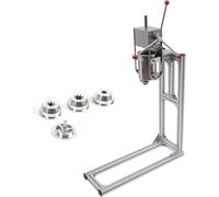 Macchina Commerciale per Churro Hand CK in Acciaio Inossidabile Professiol Churro Maker Home Tipo Verticale Manuale Spagnolo Ciambelle Churros Fill Machine Applicare per Ristoranti, Panett, 5L