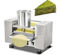 Macchina commerciale per crepe, macchina automatica per la pelle delle uova per camion alimentari, spessore regolabile da 15 a 25 cm, piastra antiaderente facile da pulire, ideale per ristoranti ed