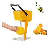 Macchina Commerciale per Succo Fresco, Spremifrutta con Doppie Lame e Estrattore del Nocciolo, Testa di Taglio a Tre Lame in Acciaio Inossidabile, Adatto per Frutta con Diametro di φ88-120mm