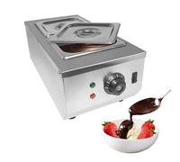 Macchina Commerciale per Temperaggio del Cioccolato 1200W - Sciogli-cioccolato Elettrico con Controllo Temperatura 30-80°C In Acciaio Inox con 2/3 Serbatoi CS-2