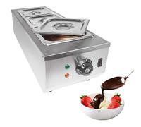 Macchina Commerciale per Temperaggio del Cioccolato 1200W - Sciogli-cioccolato Elettrico con Controllo Temperatura 30-80°C In Acciaio Inox con 2/3 Serbatoi CS-3