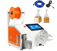 Macchina confezionatrice in rotoli completamente automatica, macchina confezionatrice industriale in rotoli da 500 W, con display LCD e sensore di confezionamento.