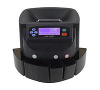Macchina Conta Banconote, 9005 Dollaro statunitense Coin America Coin Sorter Counter Machine con GUIDATO Visualizzare for Stati Uniti d'America Città in banca, negozio(Noir)