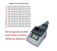 Macchina Conta Banconote, Rilevatore di denaro contraffatto rilevante intelligente for l'euro/TRL/CHF/GBP Valuta che rileva 6-8 kinds Detector di denaro falso(8 countries)