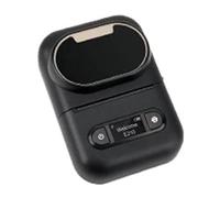 Macchina Creare Etichette Mini Stampante Portatile For Etichette Adesive Termiche E210 Senza Inchiostro For Adesivi Bluetooth Etichettatrice For Cartellini Del Prezzo Con Codici A Barre(Black Printer)