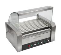 MACCHINA CUOCI HOT DOG - WURSTEL - SALSICCIE 9 RULLI + CASSETTO