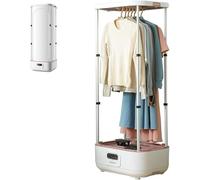 Macchina Cura Abiti Automatica 900W, Asciugatrice A Vapore Intelligente Con Telecomando, Deodora E Stira I Vestiti, Design Pieghevole E Portatile Per Casa O Viaggio