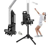 Macchina da badminton con altezza regolabile, angolo, controllo APP, capacità 52+ palline, frequenza e velocità variabili per allenamento indoor e outdoor