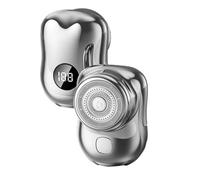 Macchina da barba portatile ricaricabile USB per uomo Rasoio per barba viso bagnato a basso rumore