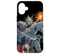 Macchina da battaglia robot Mecha Giant Superhero Champion Classic Custodia per iPhone 16 Plus