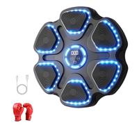 Macchina da Boxe con Musica,Elettronica Music Boxing Machine, Parete Smart Boxing Target,Music Boxing Machine per Bambini e Adulti,Supporto Bluetooth, 3 modalità, Altezza di Montaggio Regolabile
