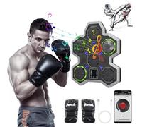 Macchina da boxe da parete con modalità e velocità regolabili, include guantoni da boxe, macchina per allenamento musicale per adulti, fitness a casa