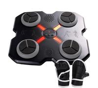 Macchina da boxe musicale, attrezzatura da punzonatura wireless, punzonatrice a parete, sacco da boxe elettronico, punzonatrice per bambini, 28 x 28 x 5 cm, materiale PP + EVA