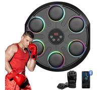 Macchina da Boxe Musicale, Macchina da Boxe Intelligente Bluetooth da Parete, Macchina da Boxe con Luci LED, 12 velocità e modalità, Macchina da Boxe per Bambini e Adulti