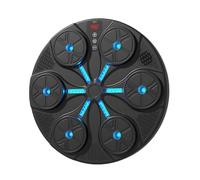 Macchina da boxe musicale | Macchina da boxe Smart Wall - Macchina da boxe musicale elettronica a LED a lamella | Dispositivo di allenamento per boxe musicale per adulti | Allenatore di boxe con u