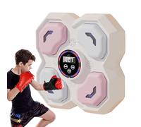 Macchina da boxe musicale per macchina da pugilato intelligente | Macchina da boxe musicale senza fili - Attrezzatura da boxe da parete per esercizi musicali per allenamento di agilità a casa