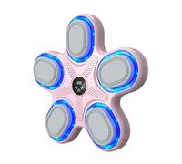 Macchina da boxe musicale, pugilato musicale con luce wireless | Punzonatrice a parete per ginnastica domestica, con luce senza fili, per allenamento a parete, per allenamento cardio-fitness
