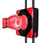 Macchina da boxe - Pad di perforazione per montaggio a parete 30 × 30 × 10 cm, tessuto Oxford e pelle PU, silenzioso e regolabile in altezza, attrezzatura per esercizi per palestra a casa per adulti
