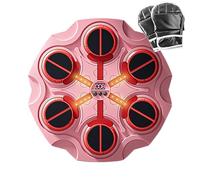 Macchina da boxe per bambini, Macchina da boxe musicale - per l'allenamento della da parete domestica - Guanti inclusi Punzonatrice per allenamento muscolare per bambini per sala studio