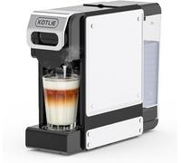 Macchina da caffè a capsule, 5 in 1 multifunzione macchina da caffè per Nespresso originale/per Dolce Gusto/A MODO MIO/ESE (44 mm) e caffè pre-macinato, 7 impostazioni di quantità d'acqua (ST-550)