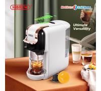 Macchina da caffè a capsule multiple HiBREW, calda/fredda Dolce Gusto Latte Nespresso Capsule ESE Pod Caffè macinato Caffetteria 20Bar 5 in 1