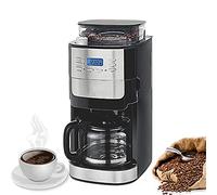 Macchina da caffè a goccia automatica con macinacaffè integrato e | Macchina per caffè filtro con macinacaffè integrato, timer programmabile 24 ore su 24 e spegnimento automatico, ideale per