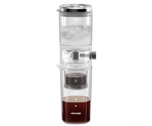 Macchina da caffè a goccia con struttura trasparente e design segmentato per monitorare il flusso d'acqua e migliorare l'estrazione del caffè freddo (trasparente)