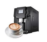Macchina da caffè automatica commerciale da 200 W, macchina per cappuccino espresso, con sistema di schiuma di latte indipendente (nero)