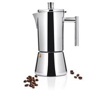 MACCHINA DA CAFFÈ BARISTA IN ACCIAIO A PRESSIONE 6F 300ML ARGENTO