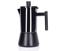 MACCHINA DA CAFFÈ BARISTA IN ACCIAIO A PRESSIONE 6F 300ML NERA