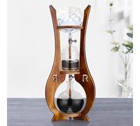 Macchina da caffè Cold Brew con tecnologia a goccia lenta, supporto in legno per uso domestico e ufficio