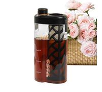 Macchina da caffè Cold Brew, modello di caraffa per Cold Brew, bottiglia ermetica con scala filtro fine, portatile, per bevande aromatizzate, all'aperto, cucina, viaggi, casa, campeggio