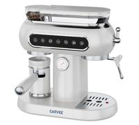 Macchina da Caffè con Manometro, 20 Bar Macchina Caffè Programmabile, Macchina del Caffe per Macinato / Chicco Intero, Compatibile con Caffe Freddo (Cold Brew) e Americano, Cappuccino e Latte