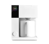 Macchina da caffè di precisione Aiden - Thermos per 10 tazze, ausilio per la preparazione integrato, programmazione, serbatoio dell'acqua rimovibile, bianco opaco