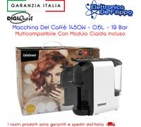 Macchina da Caffè Digiquest Coffy MultiCapsule 4in1 Bianca