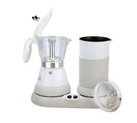 Macchina da caffè elettrica for uso domestico, macchina automatica for schiuma calda e fredda, con montalatte, controllo preciso della temperatura 55-65 ℃, infusione automatica