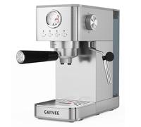 Macchina da caffè espresso 20 bar con trituratore, macchina da caffè espresso semi-automatica in acciaio inox con montalatte, temperatura e volume di tazza regolabili,1,4 l serbatoio rimovibile per