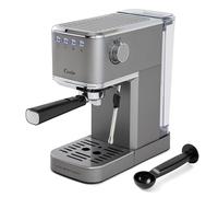 Macchina da caffè espresso 20 bar Express semiautomatica cappuccino latte vaporizzatore orientabile Thermoblock riscaldamento rapido porta filtri macinato freddo caldo acciaio inox scalda tazze doppia