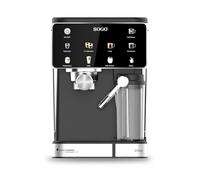 Macchina da Caffè Espresso Automatica con Pannello Touch, Sistema Thermoblock, Cappuccino e Latte Automatico, 9 Selezioni Bevanda, Pompa Italiana ULKA, Serbatoio Latte Integrato, Alta Pressione