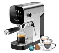 Macchina Da Caffè Espresso E Cappuccino, Compatibile Con Capsule E Caffè Macinat