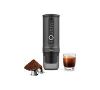 Macchina da Caffè Espresso Elettrica Portatile OUTIN NANO SPACE GRAY, 2 in 1, Compatibile con Macinato e Capsule Nespresso, 20 BAR, Ricarica semplice USB-C