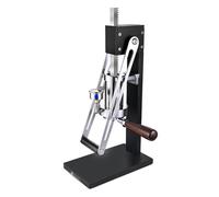 Macchina da caffè espresso - Macchina manuale a leva con manometro per olio, nucleo a pistone, asta di pressione risparmio di lavoro a 180°, base stabile, manicotto protettivo in acciaio inox