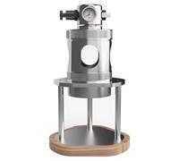 Macchina da caffè espresso manuale, in acciaio inox, pressione 16 bar, estrazione rapida, design compatto per campeggio, viaggi e uso domestico