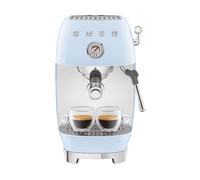 MACCHINA DA CAFFÈ ESPRESSO MANUALE SMEG ECF03, Compatibile con Caffè macinato, Pressione pompa 15 bar, Potenza 1650 W, Serbatoio acqua 1,4 l, Disattivazione automatica, Acciaio inossidabile, Azzurro