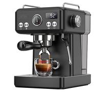 Macchina da caffè espresso semi-automatica HiBREW H10A 19 bar, temperatura regolabile, schiumatore per latte, acciaio inox - Nouvo