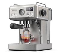 Macchina da caffè espresso semi-automatica HiBREW H10A 20 bar, temperatura regolabile, schiumatore per latte, acciaio inox - Nouvo
